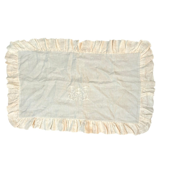Pom Pom by Hilda Leighat Other - Pom Pom by Hilda Leiaghat Linen Sham 100% Linen 20" x 36" King Size Case Boho